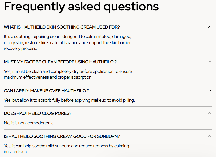 HautHeilo Soothing Cream