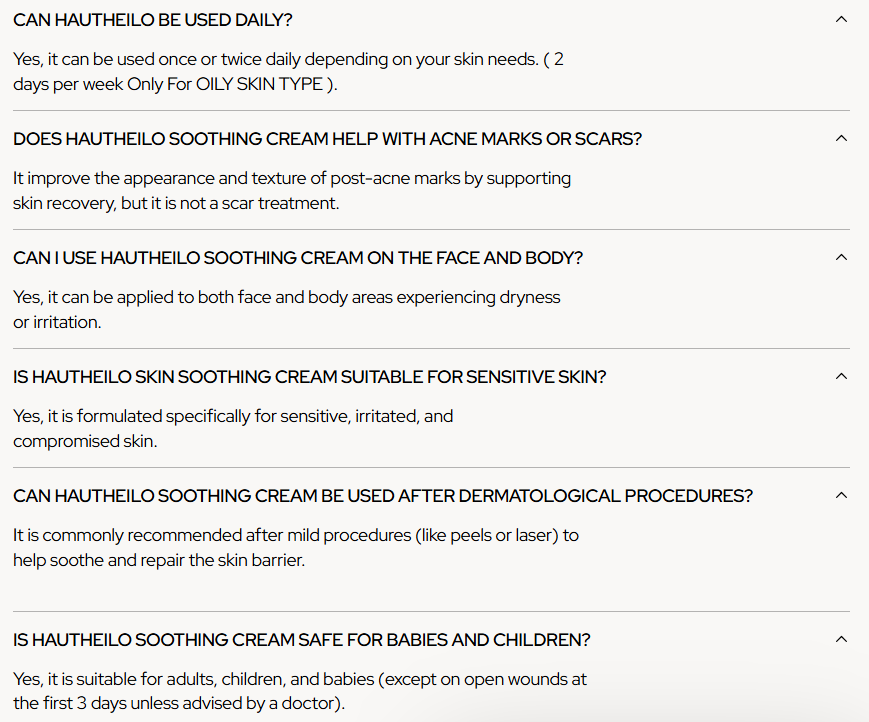 HautHeilo Soothing Cream