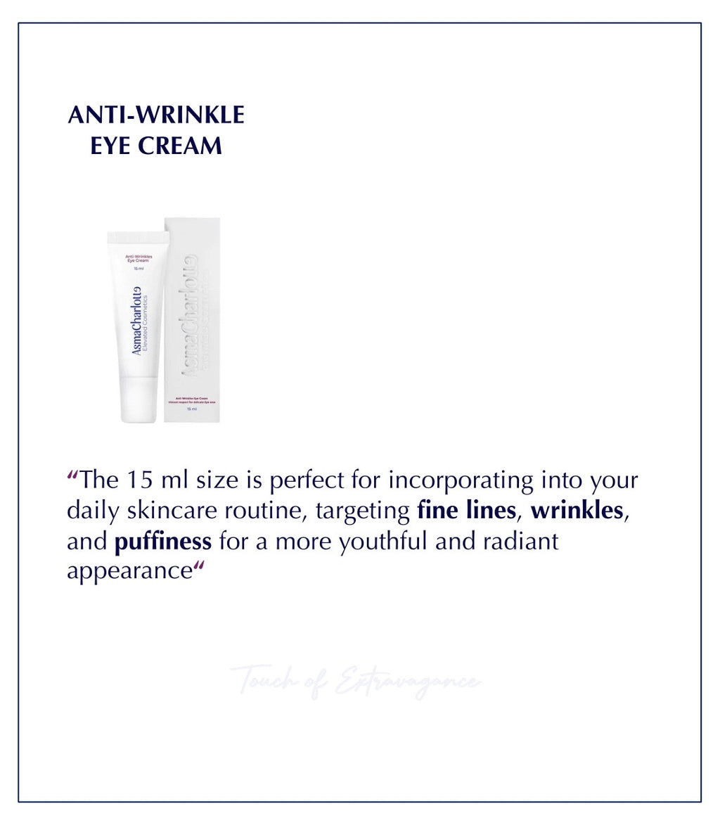 AsmaCharlotte Retinal Anti-Wrinkles Eye Cream
